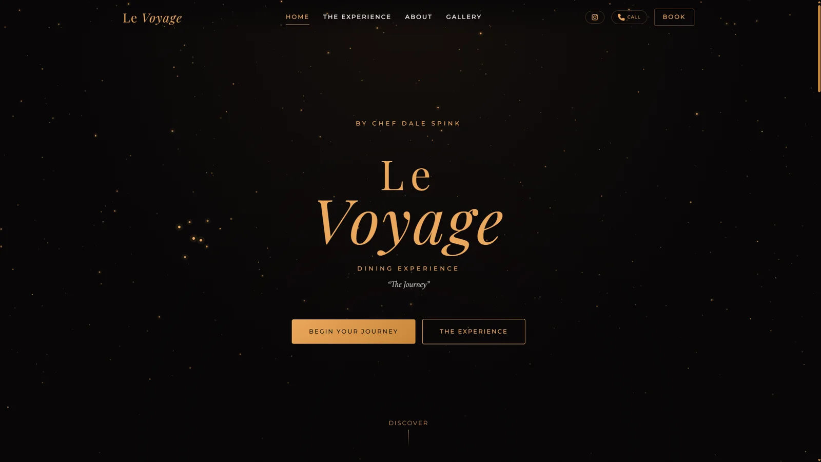Le Voyage website